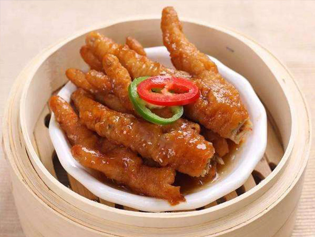 Dim sum chicken feet