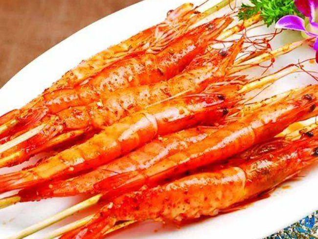 Sea Shrimp Skewers